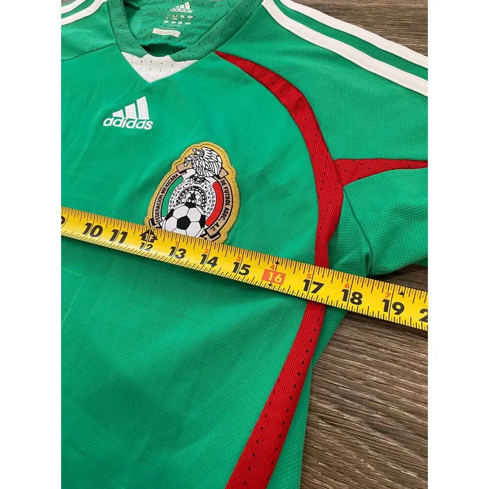 Official Adidas Mexico 2009/10 FORMOTION Player Issue Home Soccer Jersey Green S